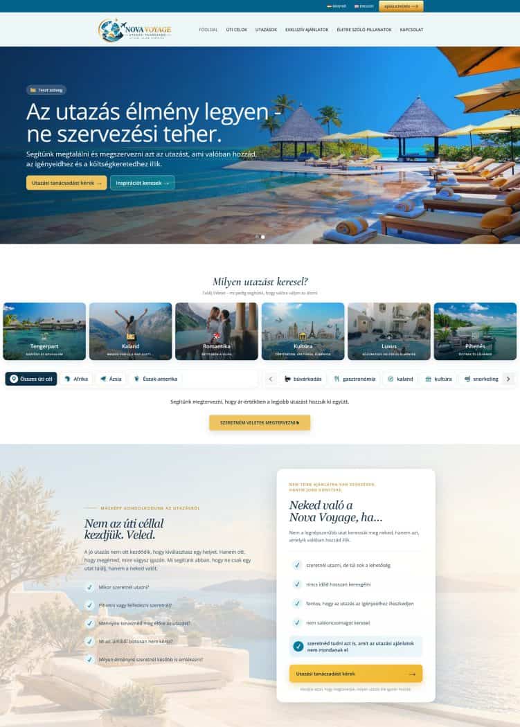 NovaVoyage – egyedi utazások szervezője