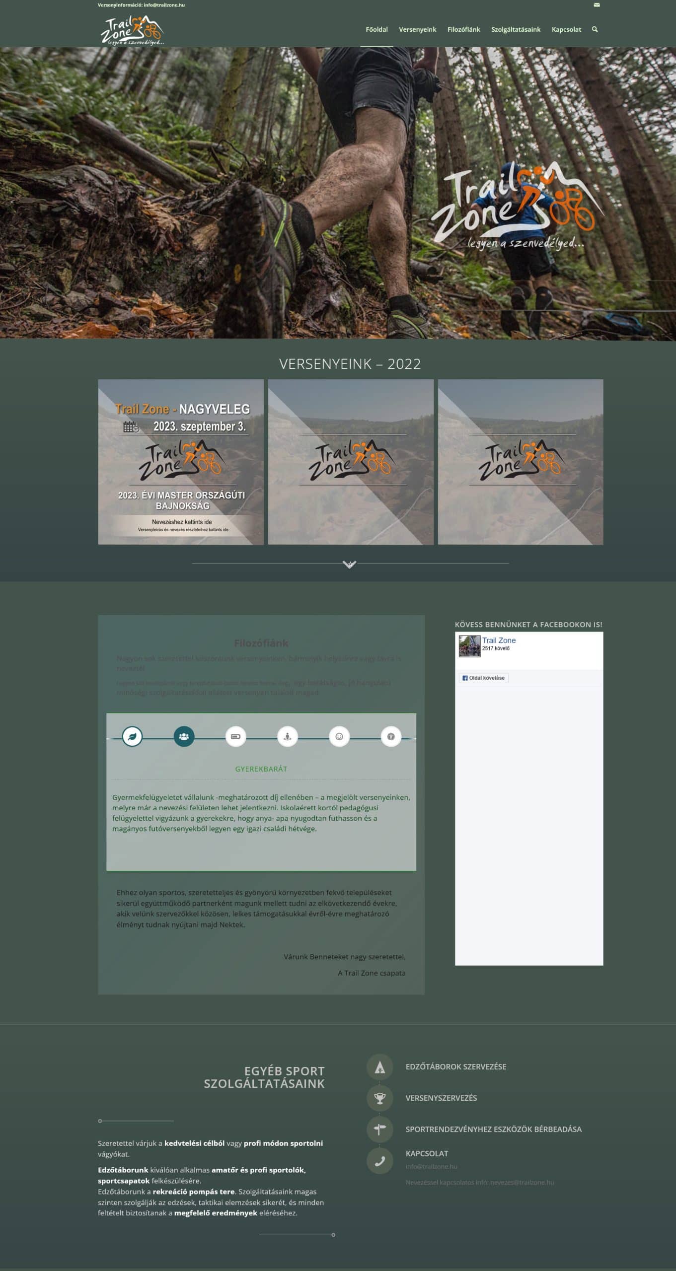 Trailzone – Sportrendezvények